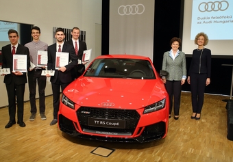 Audi Hungaria: The first class of the dual higher education programme has graduated 