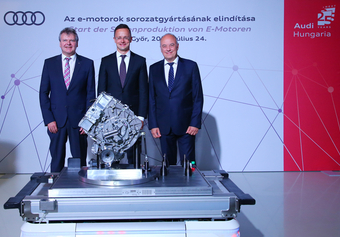 A New Era: Serial Production of Electric Engines Launched at Audi Hungaria