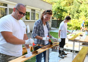 Volunteers from Audi Left Their “Signatures” in 27 Institutions of the Region