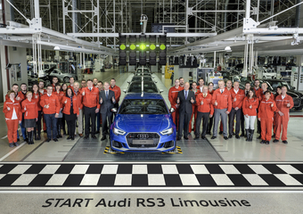 Audi Hungaria: Green Light to the Audi RS 3 Limousine